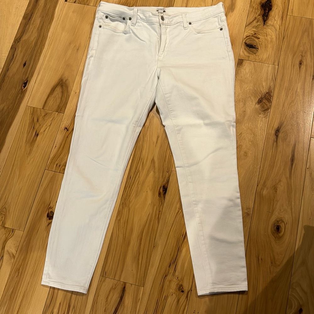 J Crew white jeans